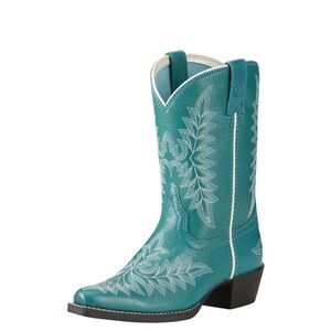 Ariat Brooklyn Western boots Teal Girls size 3.5
